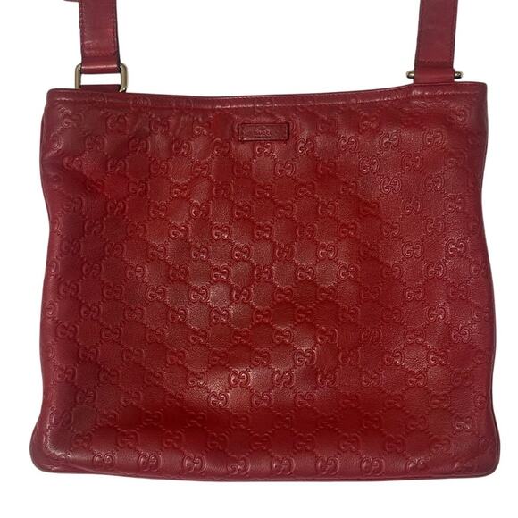 Gucci Guccissima Leather Logo Crossbody - Picture 1 of 14